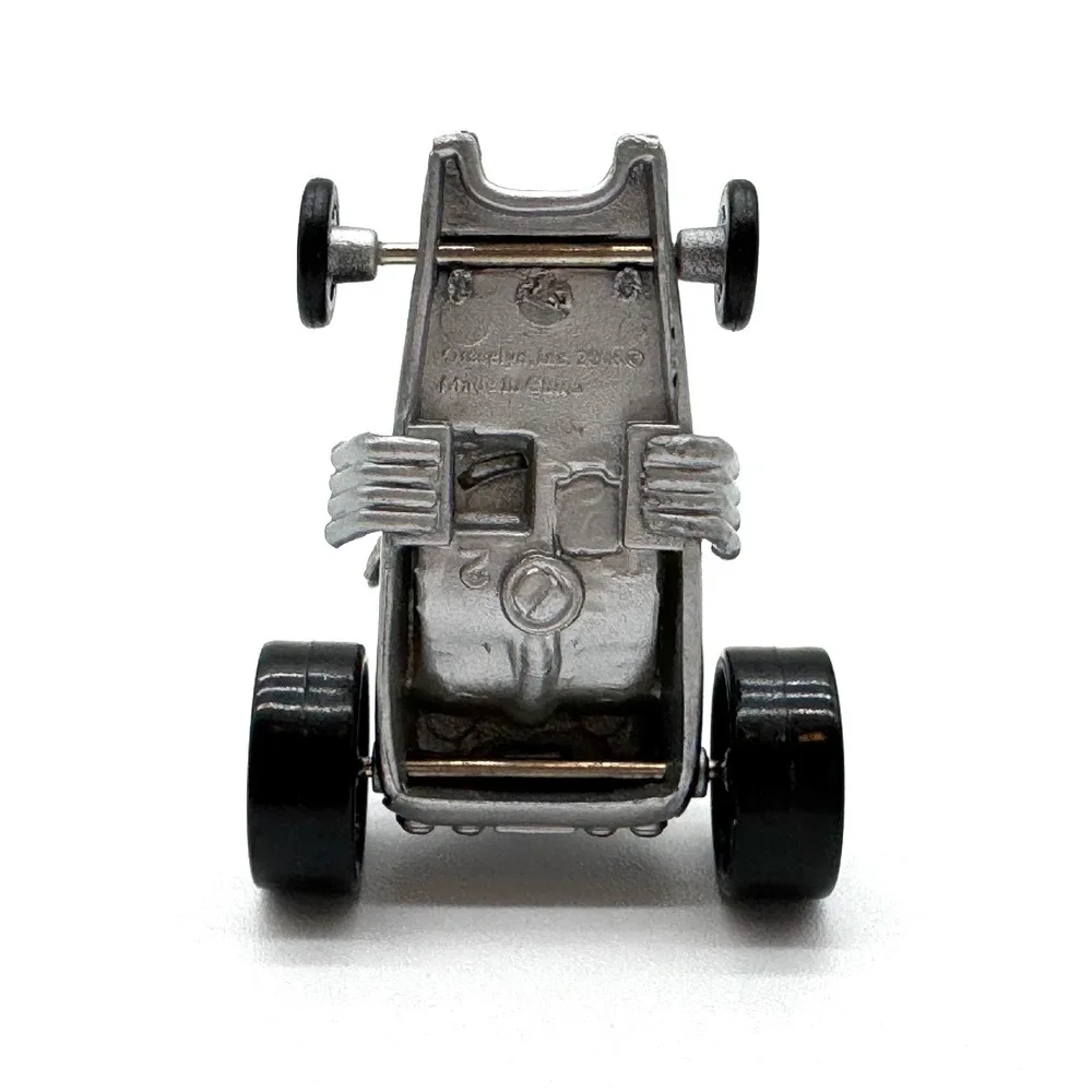 Football Helmet Dragster‎ Buggy Car Silver Plastic 2006 Vintage Toy